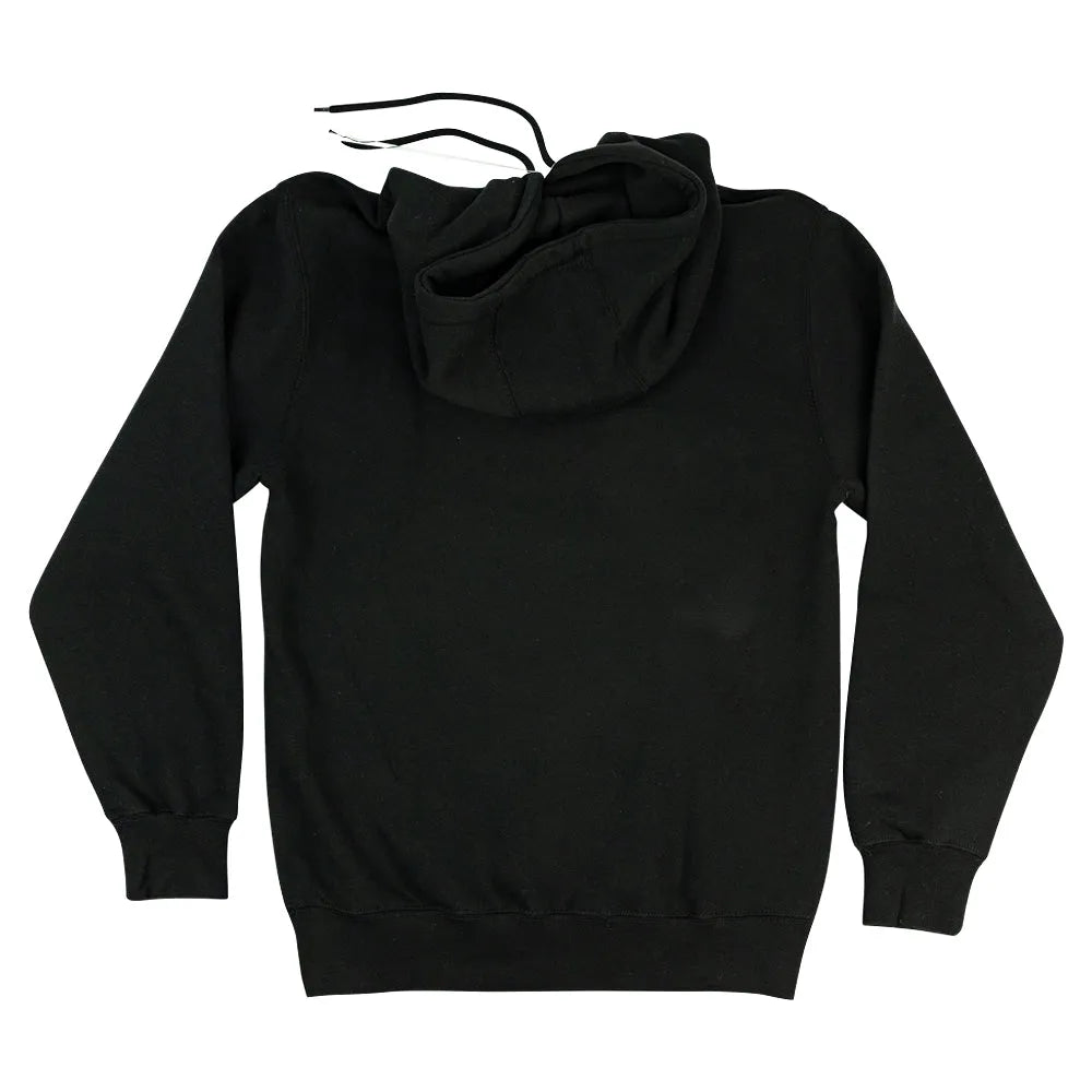 Black hoodie on a white background