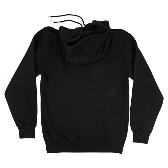 Black hoodie on a white background