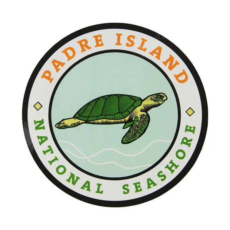 Padre Island National Seashore Sticker - Round Logo