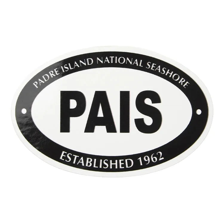 Padre Island National Seashore Sticker - Mini Oval