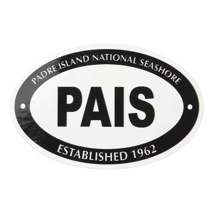 Padre Island National Seashore Sticker - Euro Oval