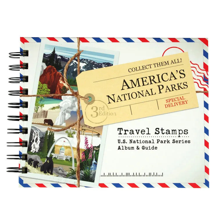 Travel Stamps U.S. National Park Album & Guide front cover