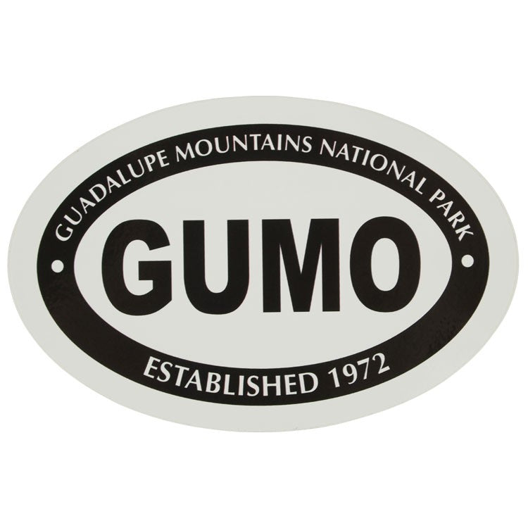 Guadalupe Mountains National Park Sticker - Euro Oval