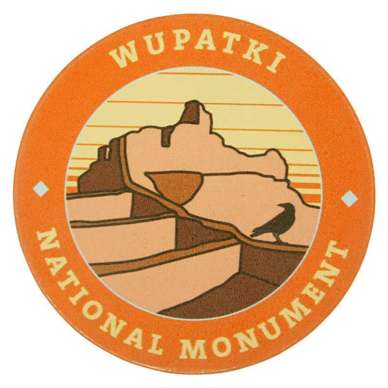 Wupatki National Monument Round Ceramic Coaster