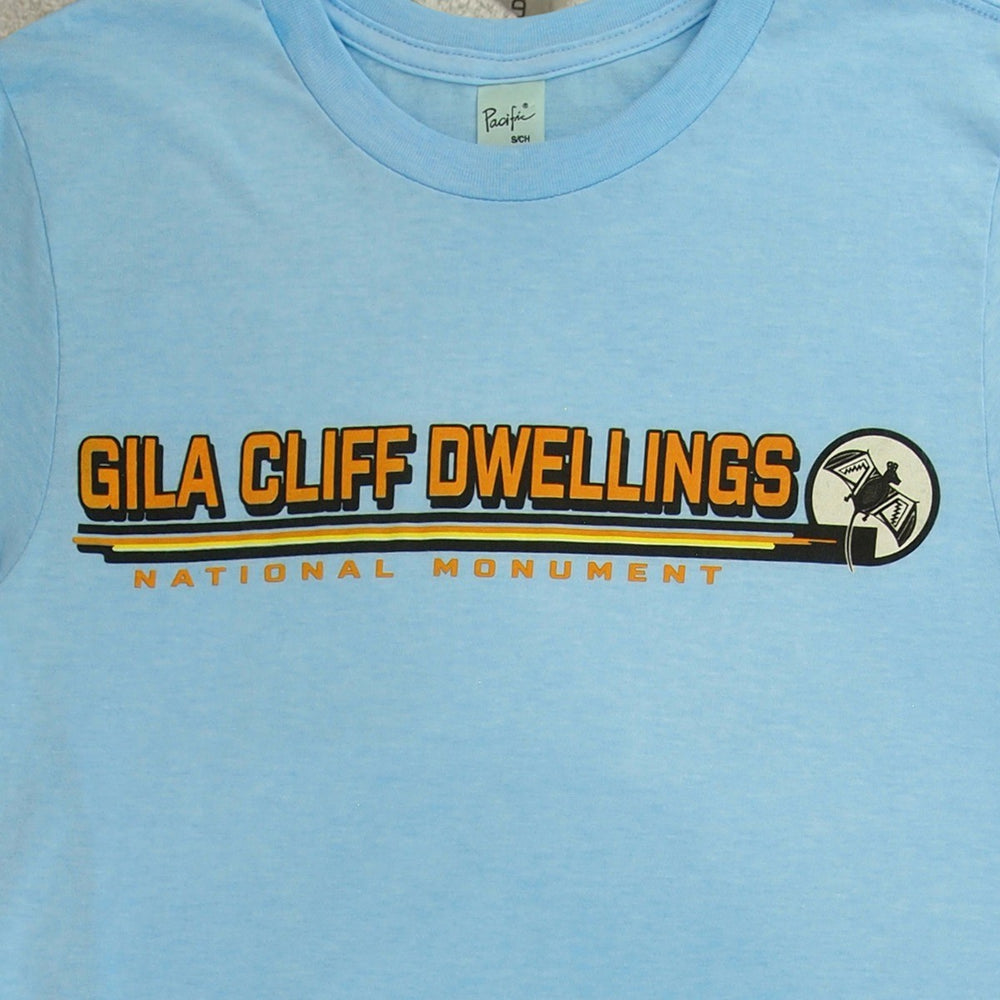 Gila Cliff Dwellings National Monument Retro Stripe T-Shirt