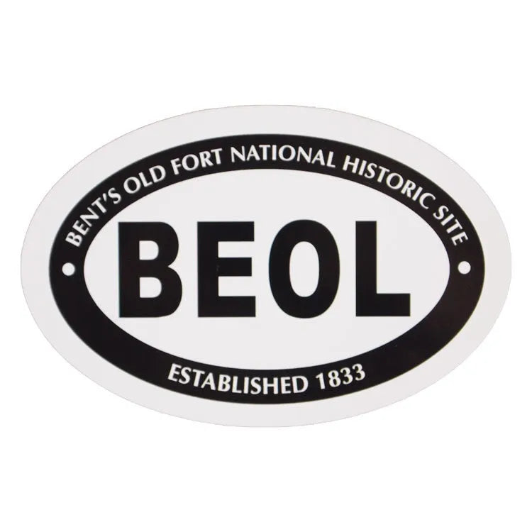 Bent's Old Fort National Hist. Site Sticker - Mini Oval
