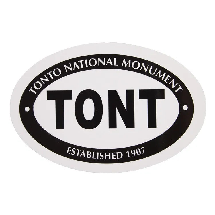 Tonto National Monument Sticker - Mini Oval