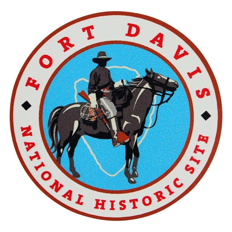 Fort Davis National Hist. Site Sticker - Round Logo
