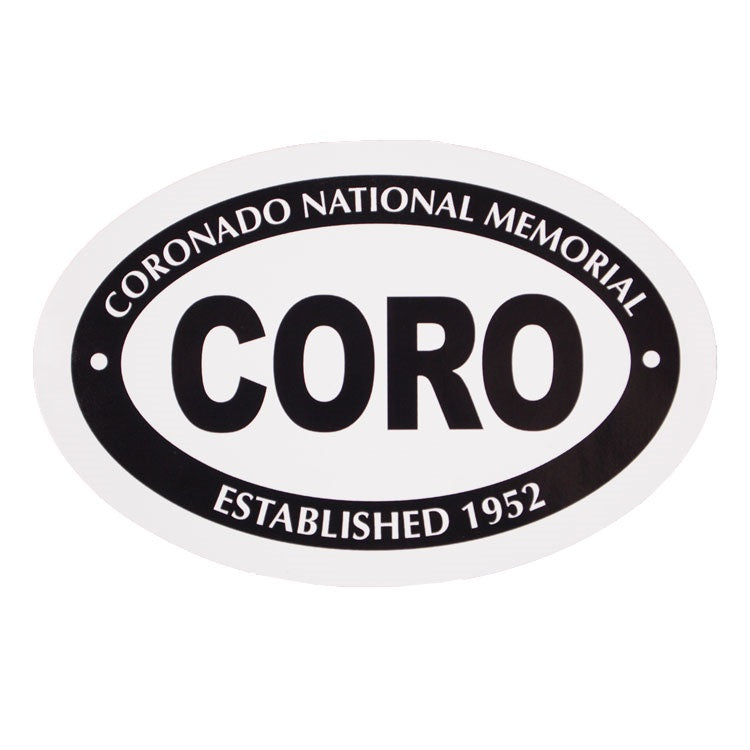 Coronado National Memorial Mini Oval Sticker | WNPA - Shop - Western ...