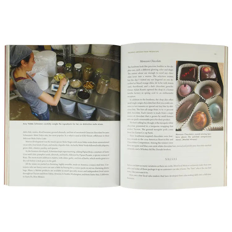 Interior pages of A Desert Feast: Celebrating Tucson's Culinary Heritage by Carolyn Neithammer