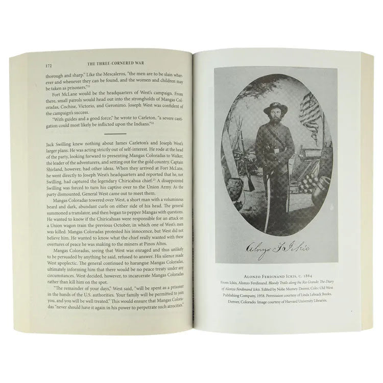 The Three-Cornered War by Megan Kate Nelson interior pages