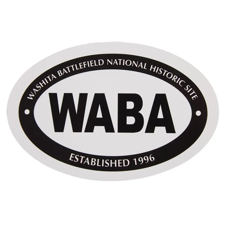Washita Battlefield Sticker - Mini Oval