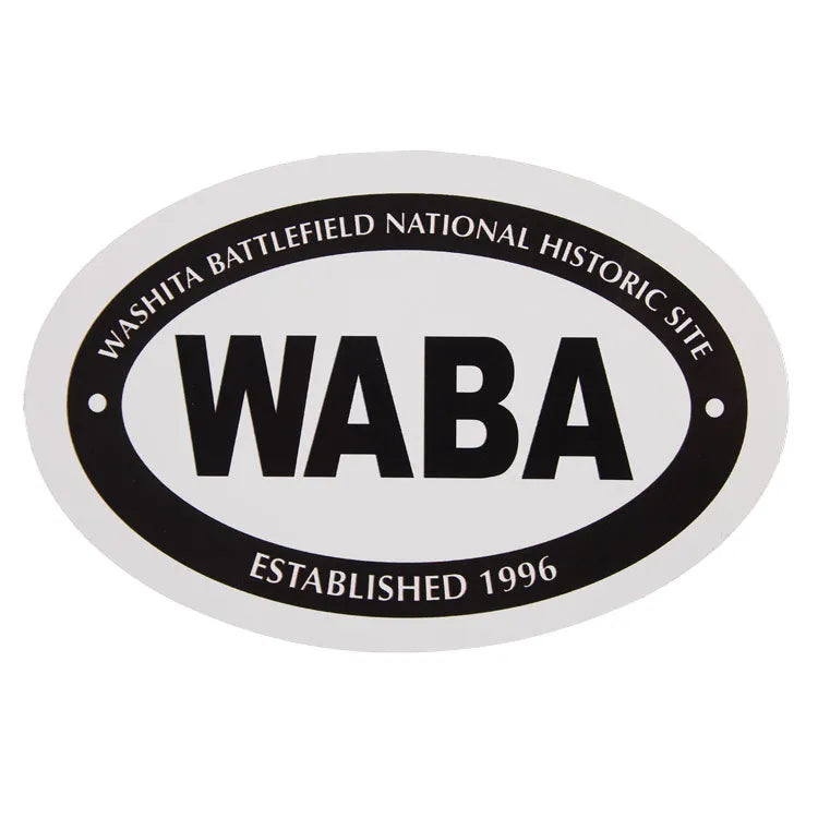 Washita Battlefield Sticker - Euro Oval