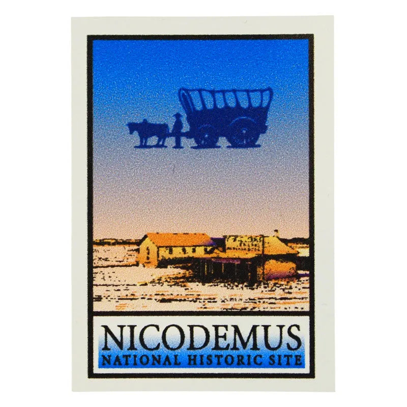Nicodemus National Hist. Site Sticker - Logo