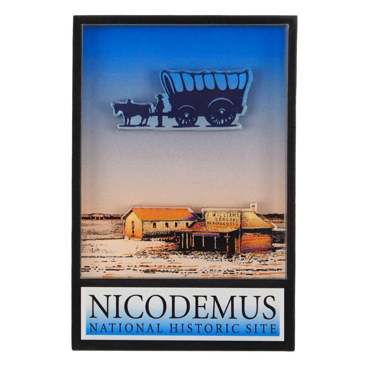 Nicodemus National Hist. Site Magnet - 3-D