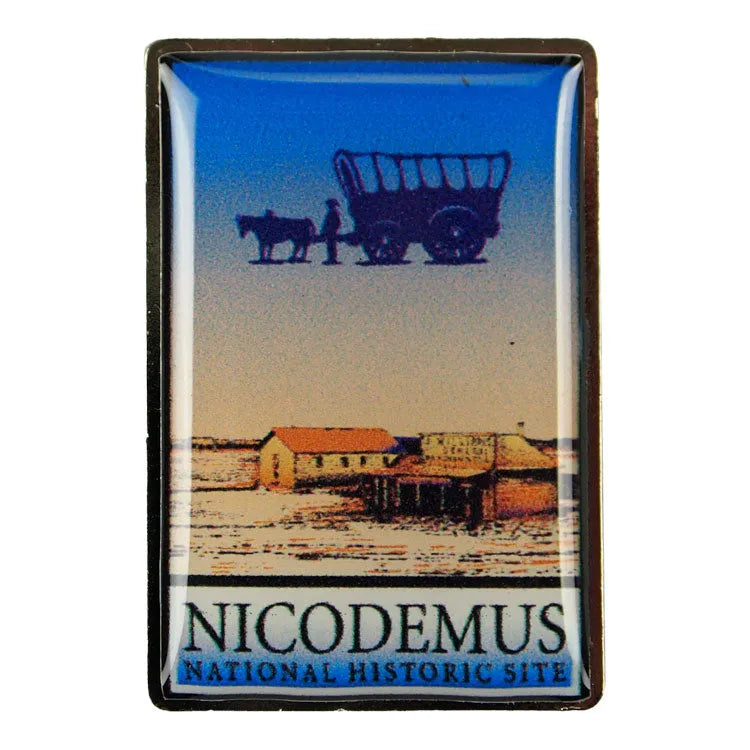 Nicodemus National Hist. Site Pin - Logo