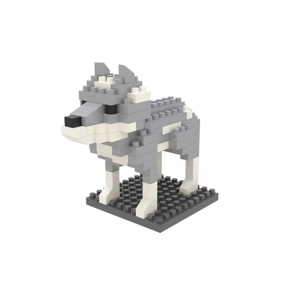 Wildlife Mystery Mini Block Set Option 4 -Wolf
