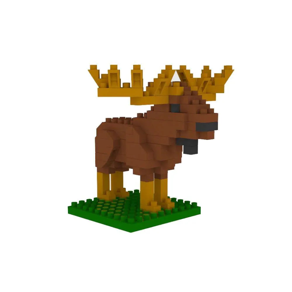 Wildlife Mystery Mini Block Set Option 5 - Moose