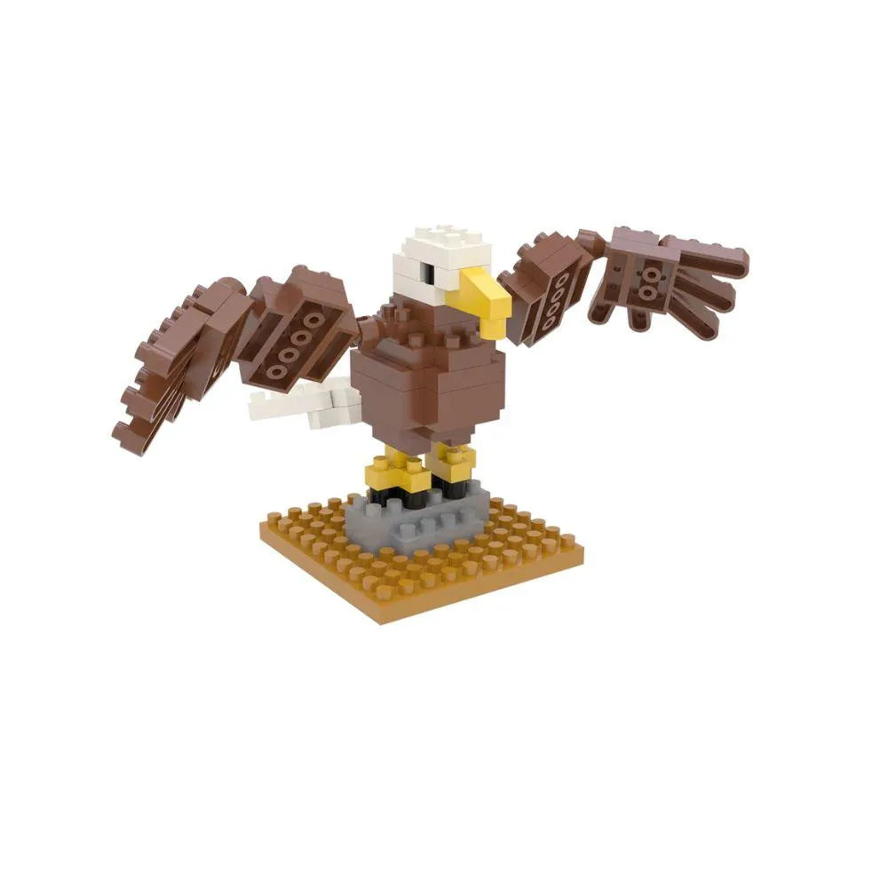 Wildlife Mystery Mini Block Set Option 9 - Bald Eagle