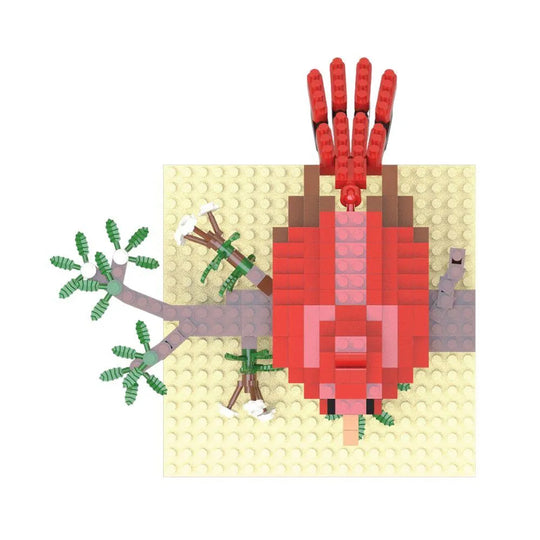 Northern Cardinal Mini Block Set