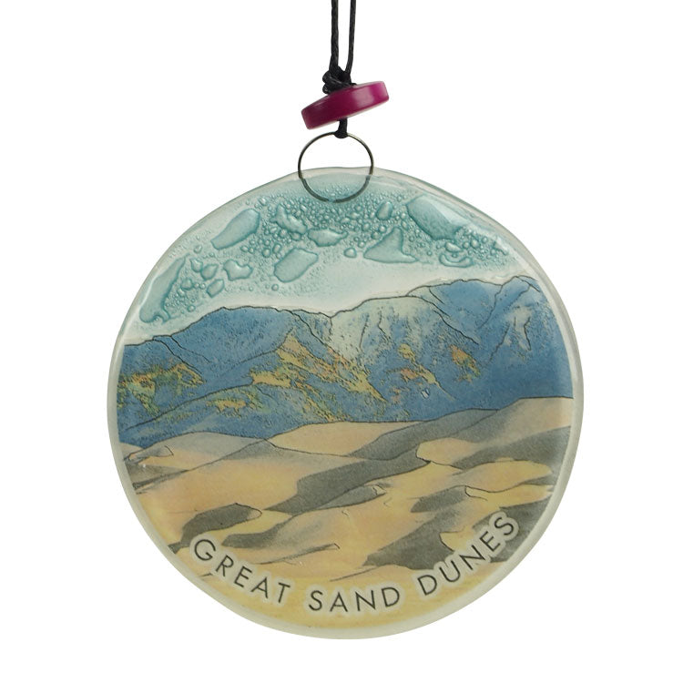 Great Sand Dunes NP Recycled Glass Ornament - WNPA | Shop