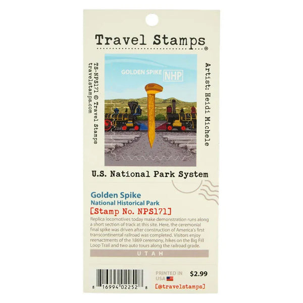 Golden Spike NHP Travel Stamp - WNP | Shop Our Parks!