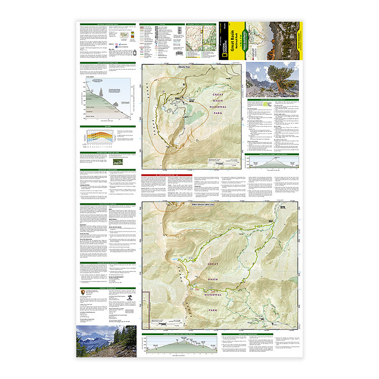 National Geographic Great Basin National Park Map