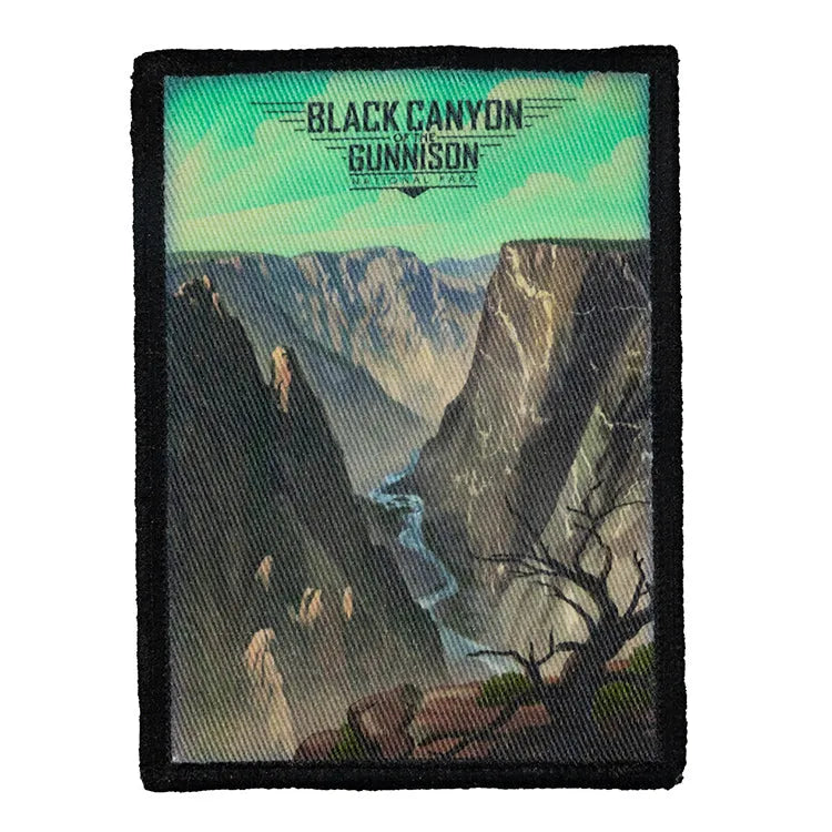 Black Canyon of the Gunnison National Park Patch - Modern Litho