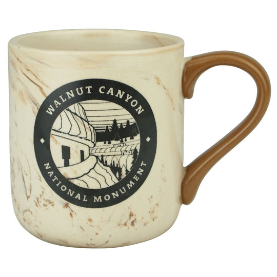 Walnut Canyon National Monument Marbled Mug