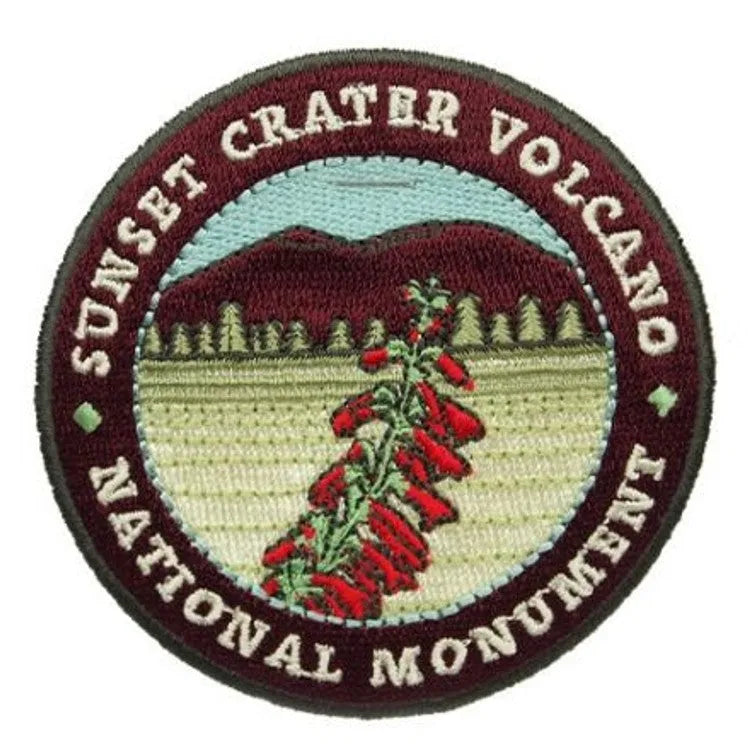 Sunset Crater Volcano National Monument Patch - Round Logo