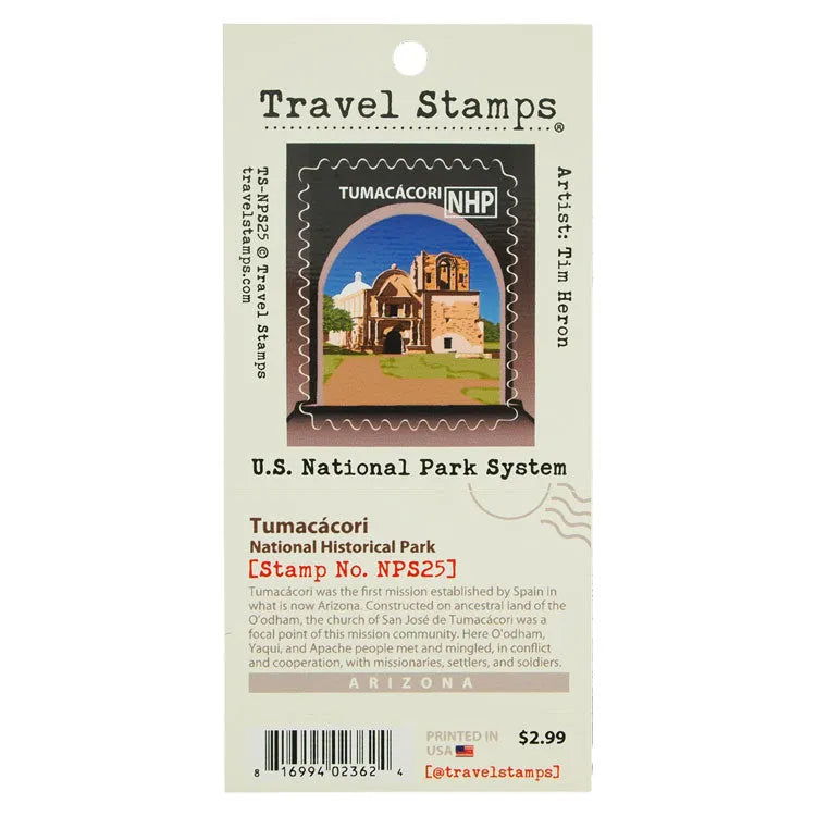 Tumacacori NHP Travel Stamp - WNP | National Park Store
