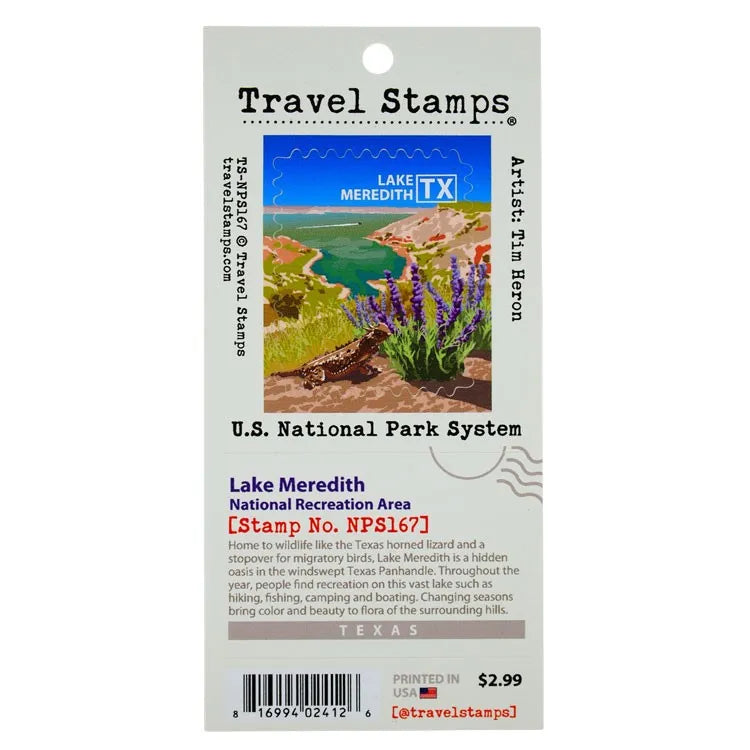 Lake Meredith National Rec.Area Travel Stamp