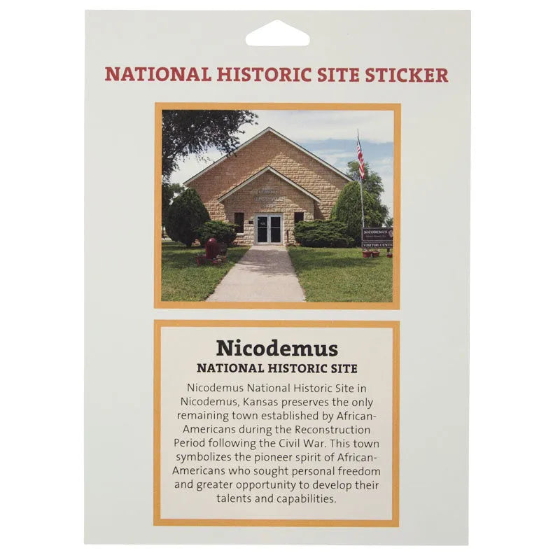 Nicodemus National Hist. Site Park Sticker