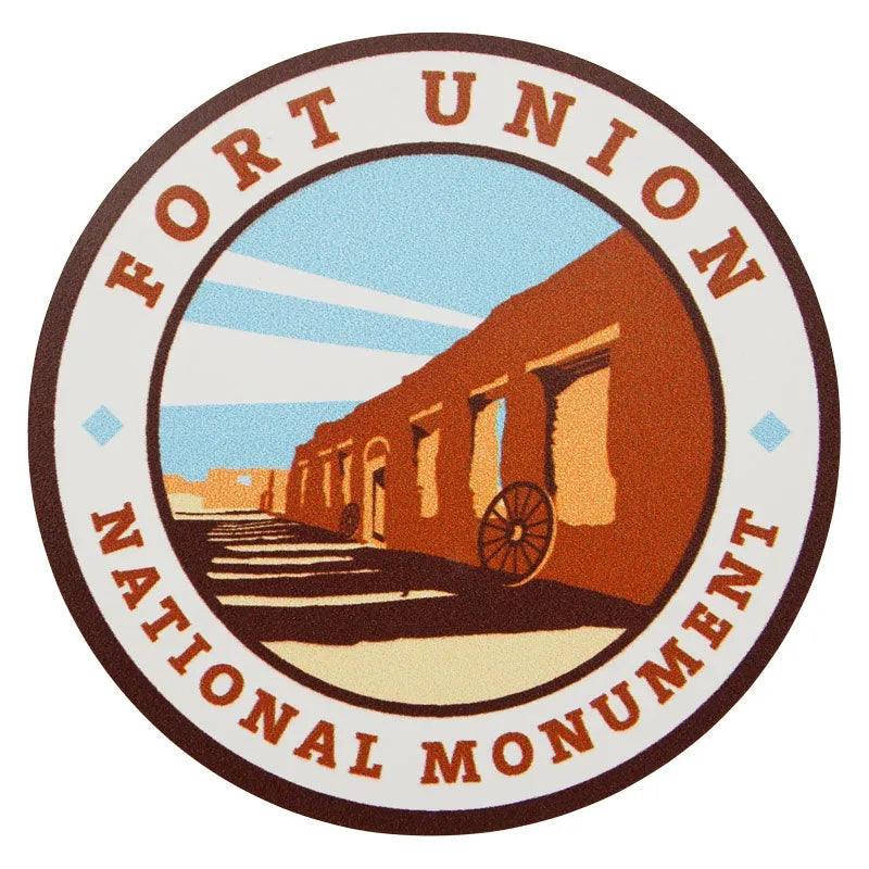 Fort Union National Monument Sticker - Round Logo