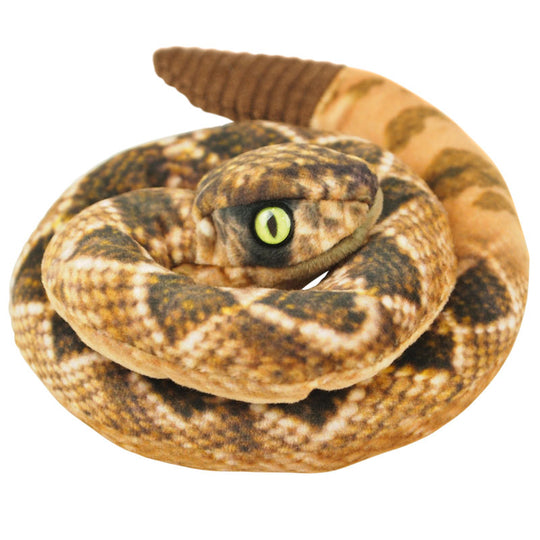 Diamondback Rattlesnake Mini Puppet Plush Toy