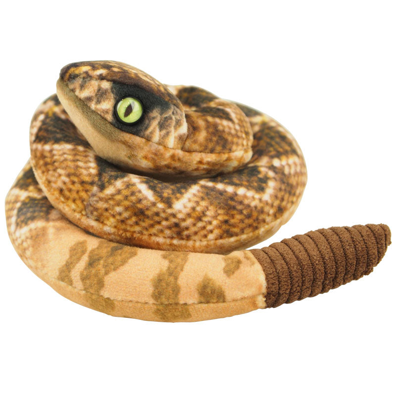 Diamondback Rattlesnake Mini Puppet Plush Toy