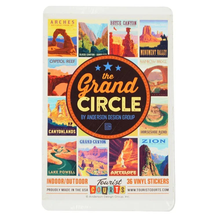 ADG Grand Circle National Parks Sticker Set Package Cover