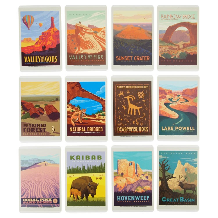 Grand Circle National Parks Sticker Set