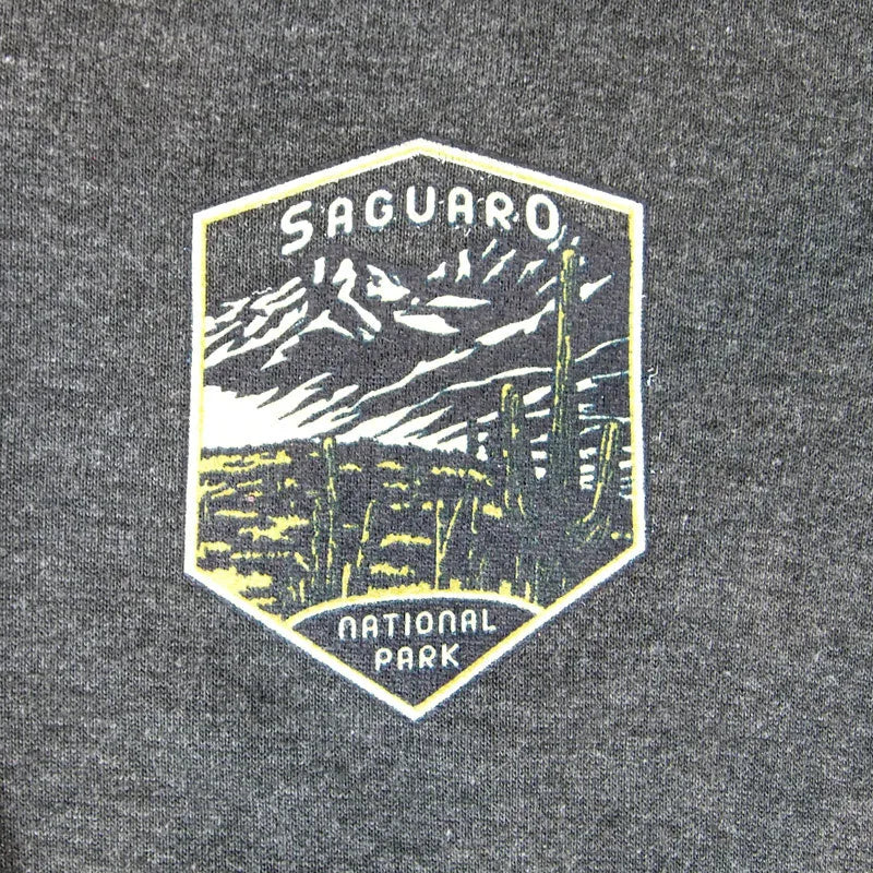 Saguaro National Park Full Zip Fleece Hoodie logo detail