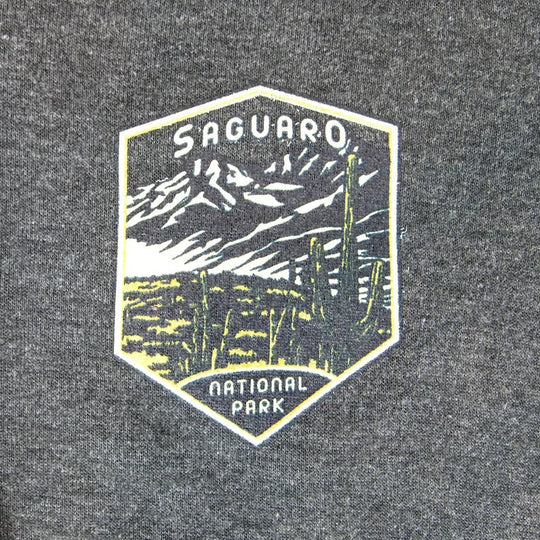 Saguaro National Park Full Zip Fleece Hoodie logo detail