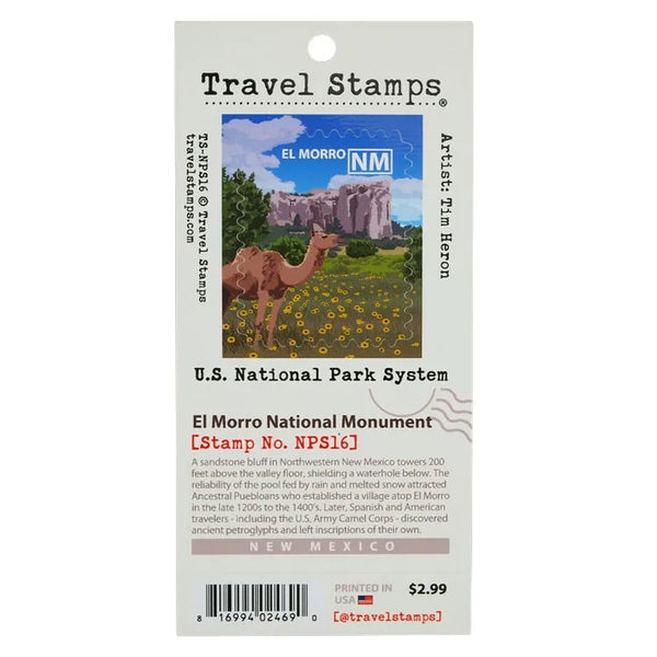 El Morro NM Travel Stamp - WNP | National Park Store
