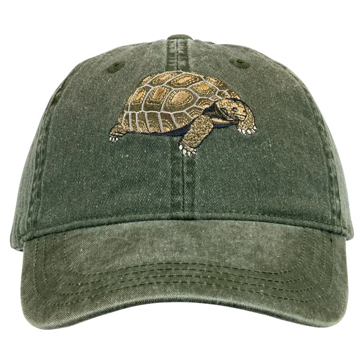 Desert Tortoise Embroidered Cap Front View