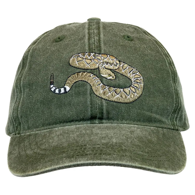 Western Diamondback Rattlesnake Cap Front View