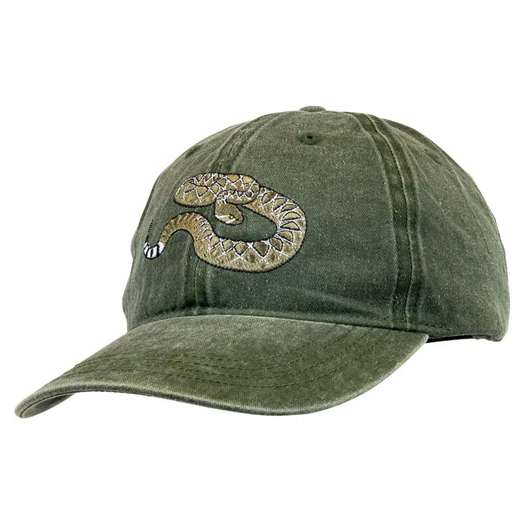 Western Diamondback Rattlesnake Cap Facing Right