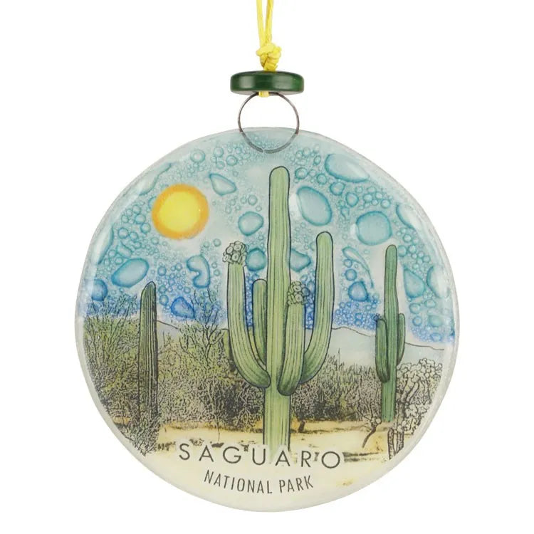Saguaro National Park Recycled Glass Ornament