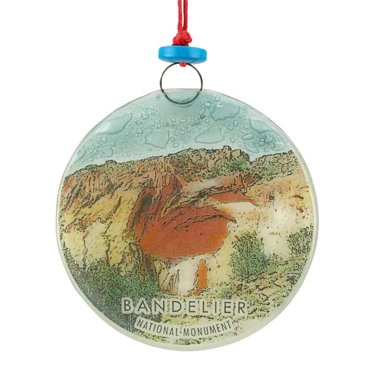 Bandelier National Monument Recycled Glass Ornament