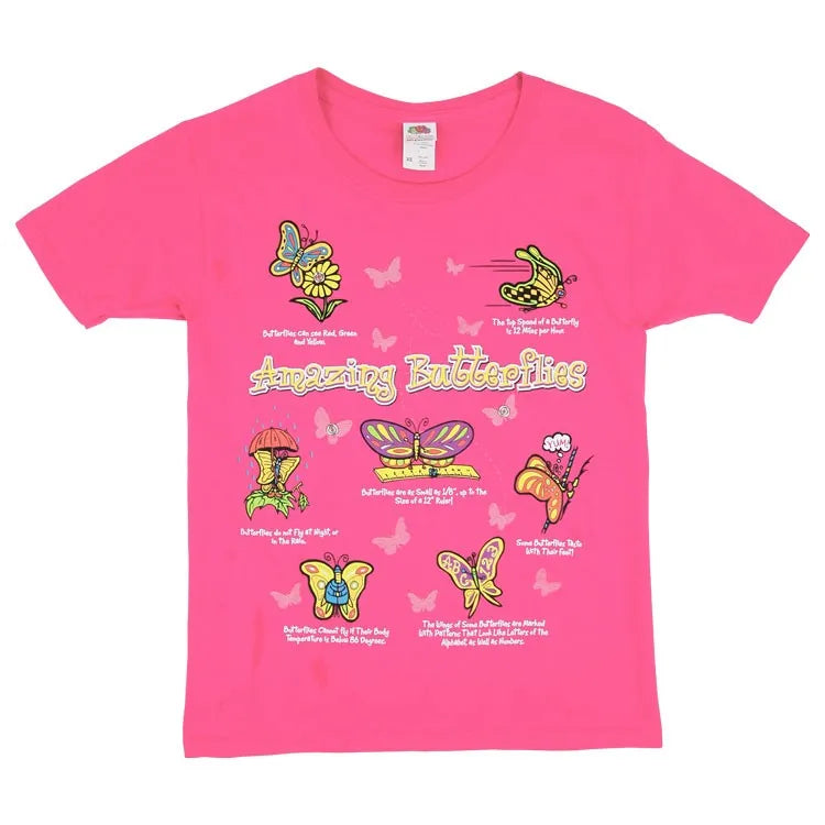 Amazing Butterflies Youth T-Shirt Front
