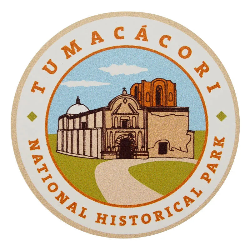 Hist Sticker Tumacacori National Hist.Park Round Logo Sticker | WNP
