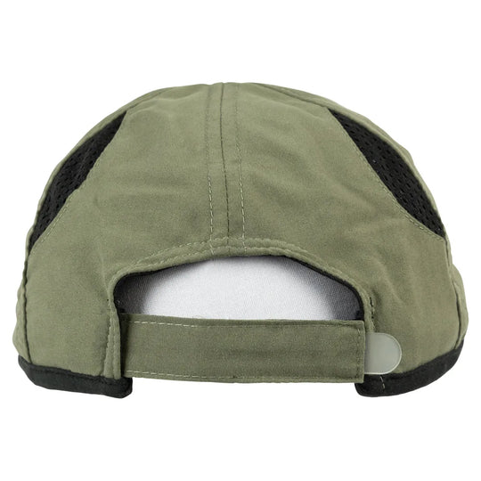 Guadalupe Mountains National Park Performance Cap green with black trim back view