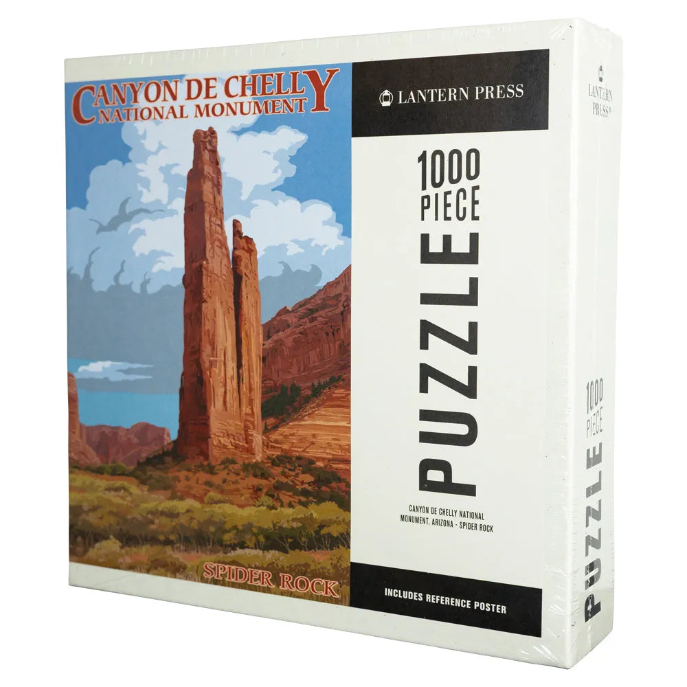 Canyon De Chelly National Monument Puzzle - Spider Rock box facing right